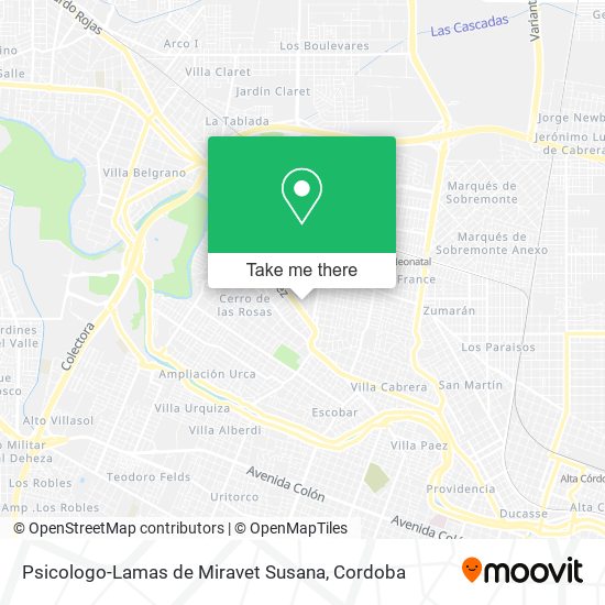 Mapa de Psicologo-Lamas de Miravet Susana