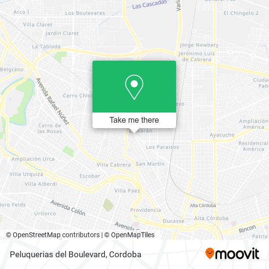 Peluquerias del Boulevard map