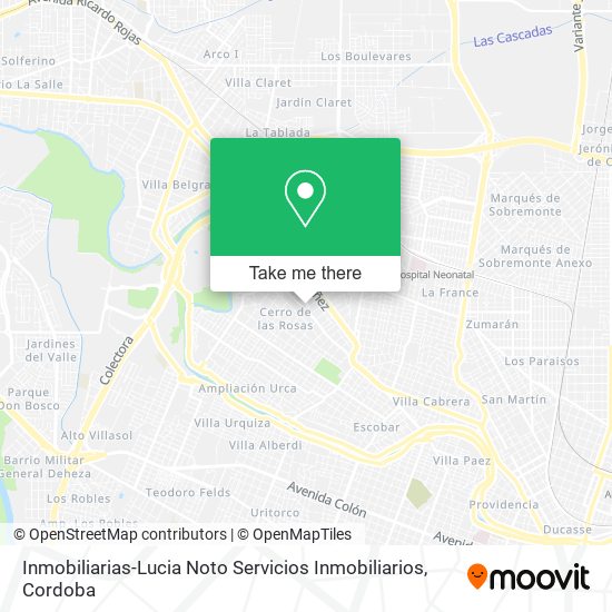 Mapa de Inmobiliarias-Lucia Noto Servicios Inmobiliarios