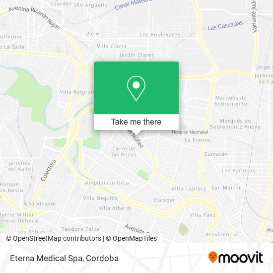 Mapa de Eterna Medical Spa