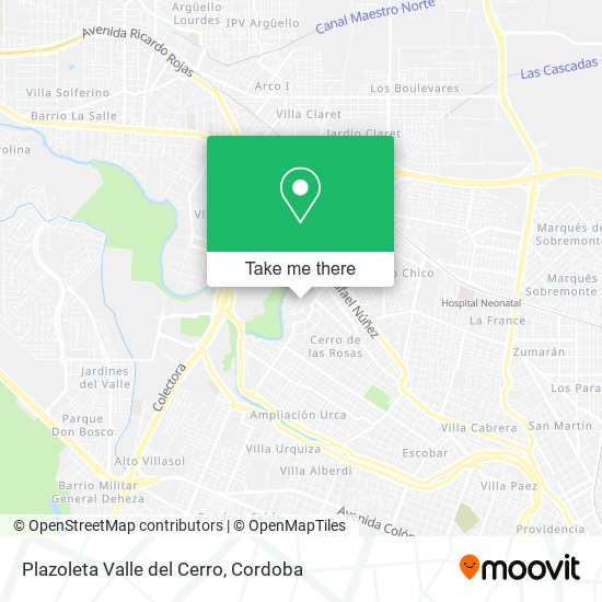 Plazoleta Valle del Cerro map