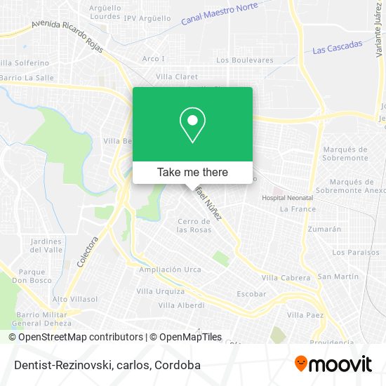 Dentist-Rezinovski, carlos map