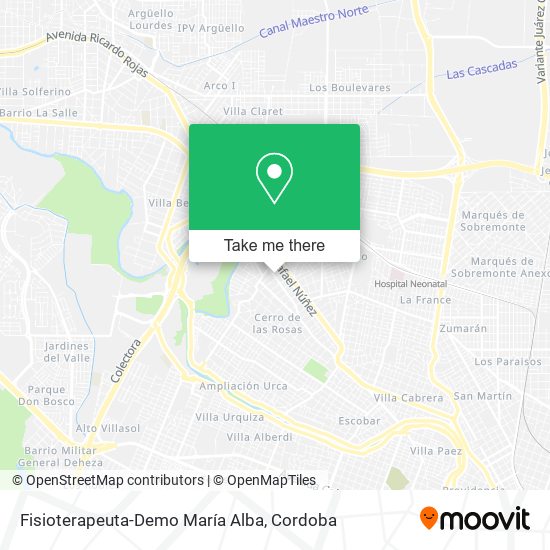 Fisioterapeuta-Demo María Alba map