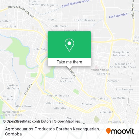 Agropecuarios-Productos-Esteban Keuchguerian map