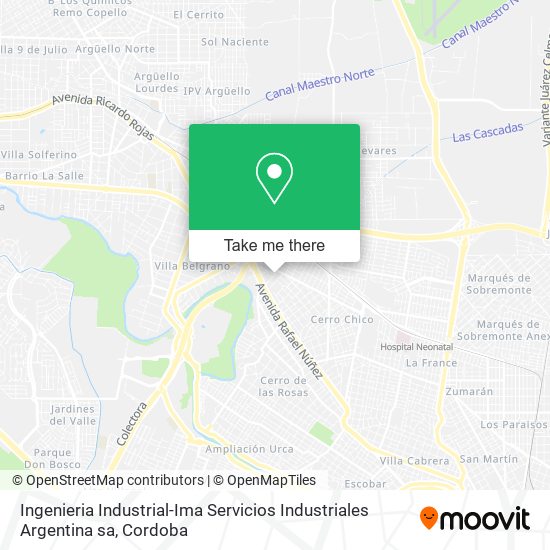 Ingenieria Industrial-Ima Servicios Industriales Argentina sa map