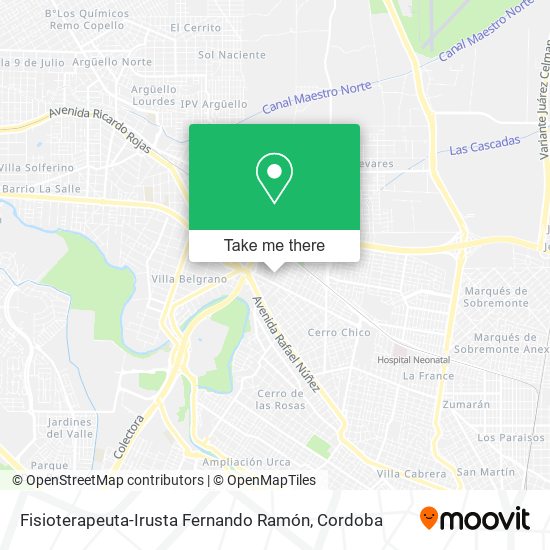 Mapa de Fisioterapeuta-Irusta Fernando Ramón