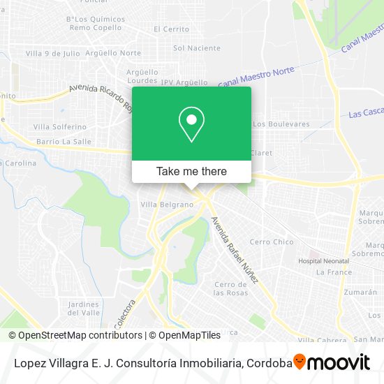 Lopez Villagra E. J. Consultoría Inmobiliaria map