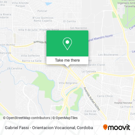Gabriel Fassi - Orientacion Vocacional map