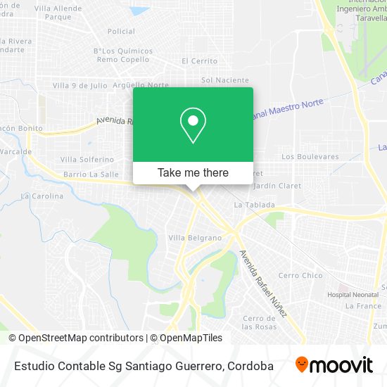 Estudio Contable Sg Santiago Guerrero map