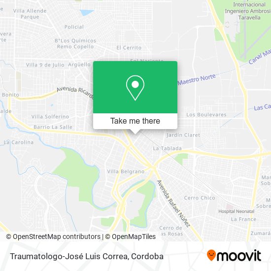 Traumatologo-José Luis Correa map
