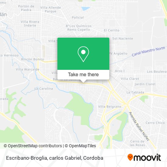 Mapa de Escribano-Broglia, carlos Gabriel