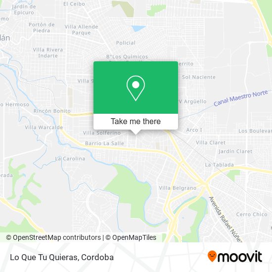 Lo Que Tu Quieras map