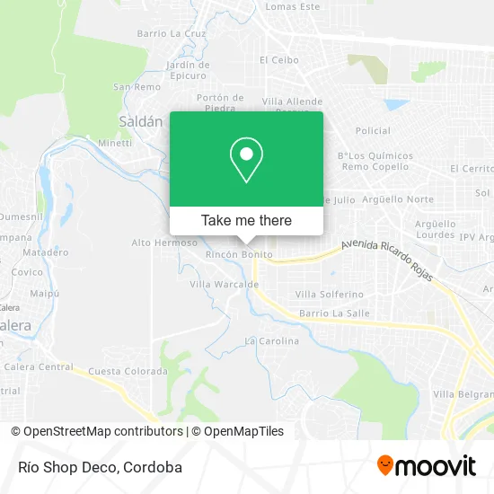 Río Shop Deco map