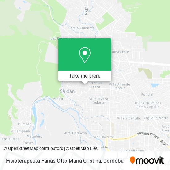 Fisioterapeuta-Farias Otto María Cristina map