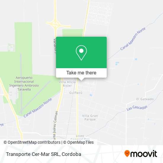 Transporte Cer-Mar SRL map