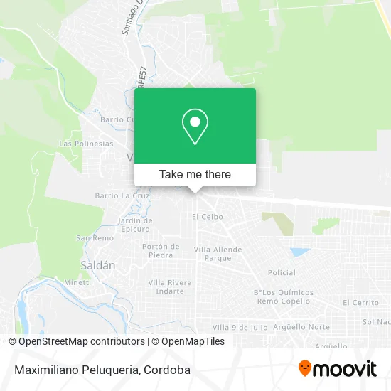 Mapa de Maximiliano Peluqueria