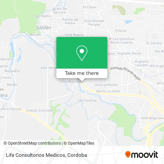 Life Consultorios Medicos map