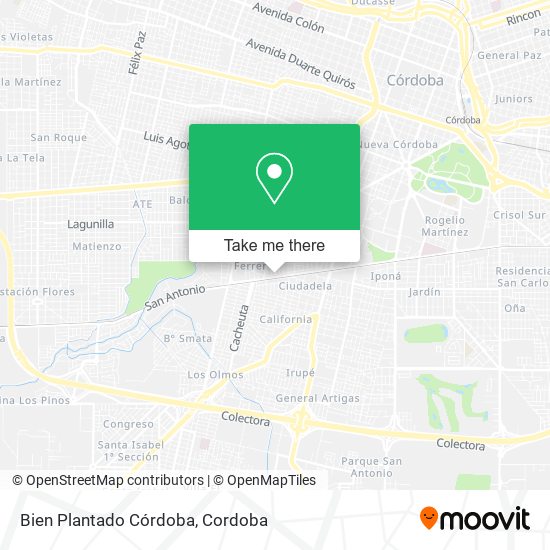 Bien Plantado Córdoba map