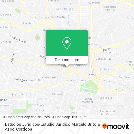Estudios Juridicos-Estudio Jurídico Marcelo Brito & Asoc map