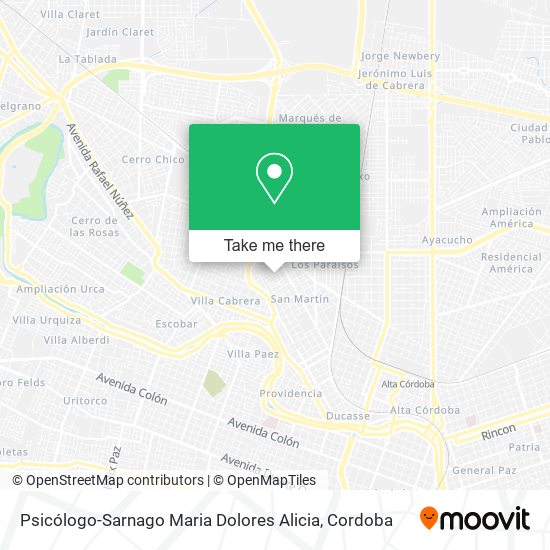 Psicólogo-Sarnago Maria Dolores Alicia map