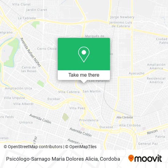 Mapa de Psicólogo-Sarnago Maria Dolores Alicia