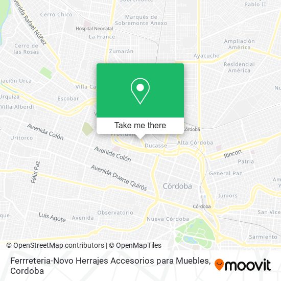 Ferrreteria-Novo Herrajes Accesorios para Muebles map