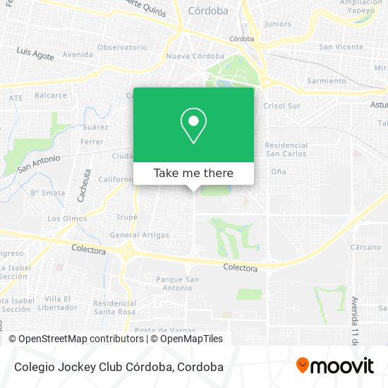 How to get to Colegio Jockey Club Córdoba in Capital by Colectivo?