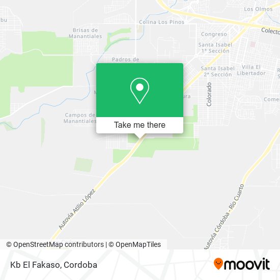 Mapa de Kb El Fakaso