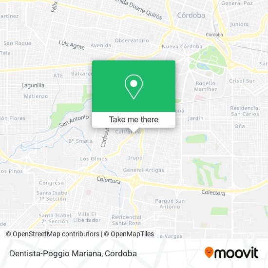 Dentista-Poggio Mariana map