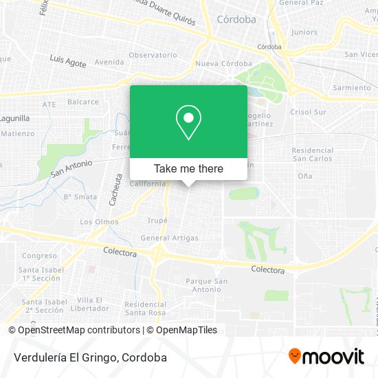 Verdulería El Gringo map