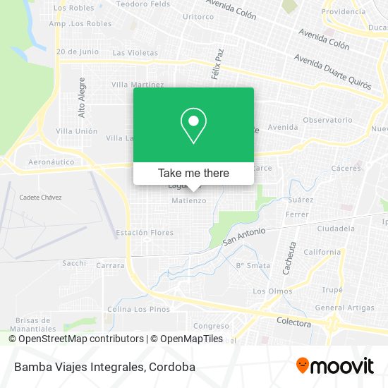 Bamba Viajes Integrales map