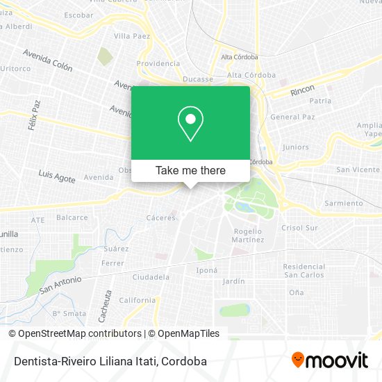 Mapa de Dentista-Riveiro Liliana Itati