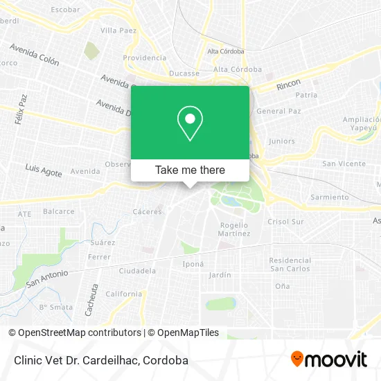 Clinic Vet Dr. Cardeilhac map