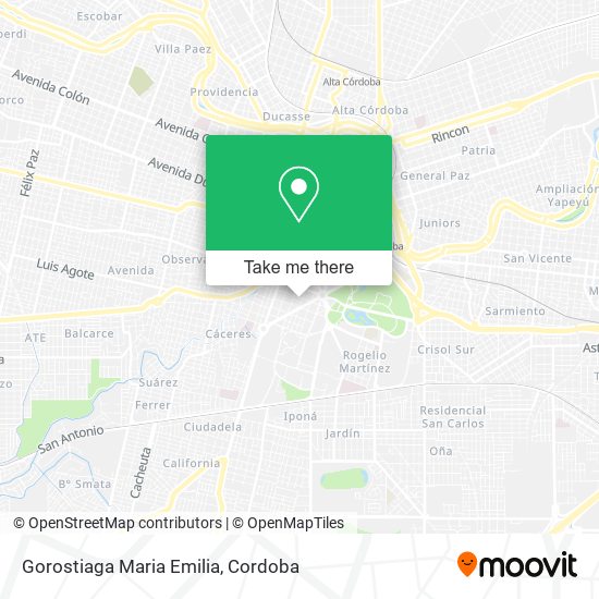 Gorostiaga Maria Emilia map