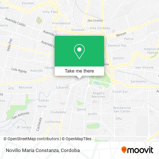 Novillo Maria Constanza map