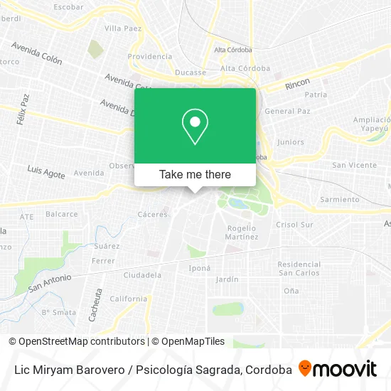 Mapa de Lic Miryam Barovero / Psicología Sagrada