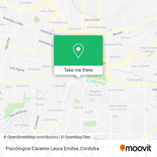 Mapa de Psicólogos-Cáceres Laura Emilse