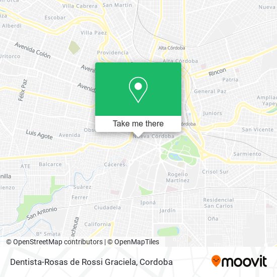 Dentista-Rosas de Rossi Graciela map
