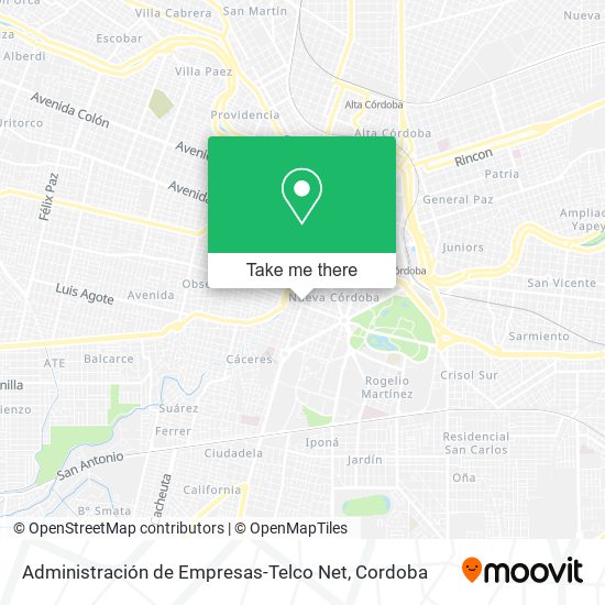 Administración de Empresas-Telco Net map