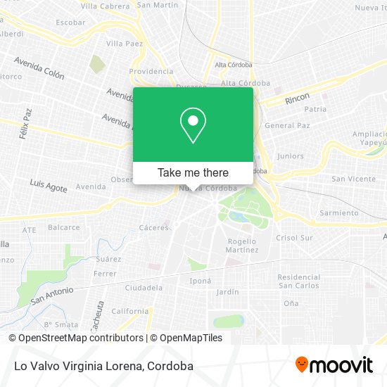 Mapa de Lo Valvo Virginia Lorena