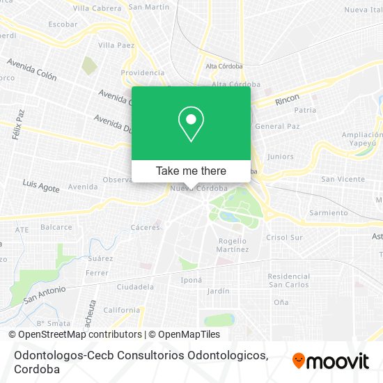 Mapa de Odontologos-Cecb Consultorios Odontologicos