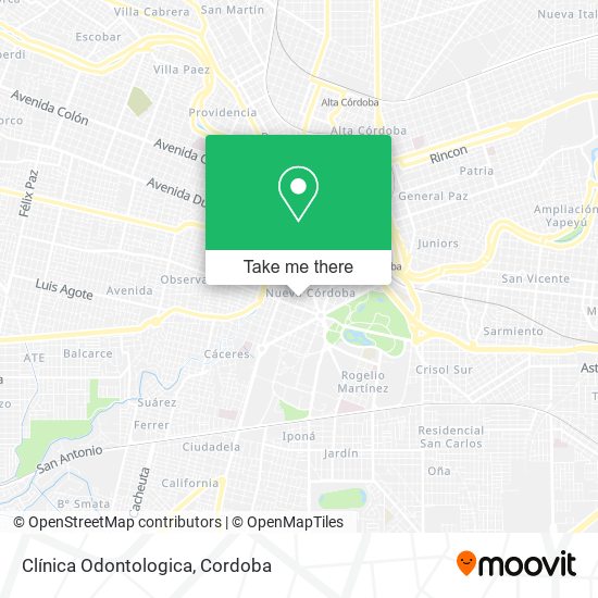 Clínica Odontologica map