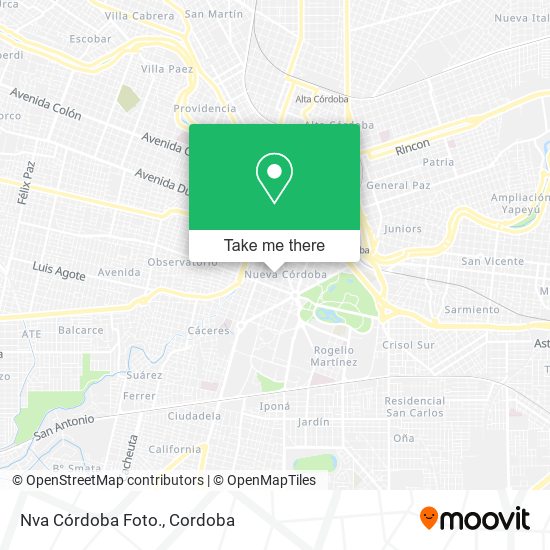 Mapa de Nva Córdoba Foto.