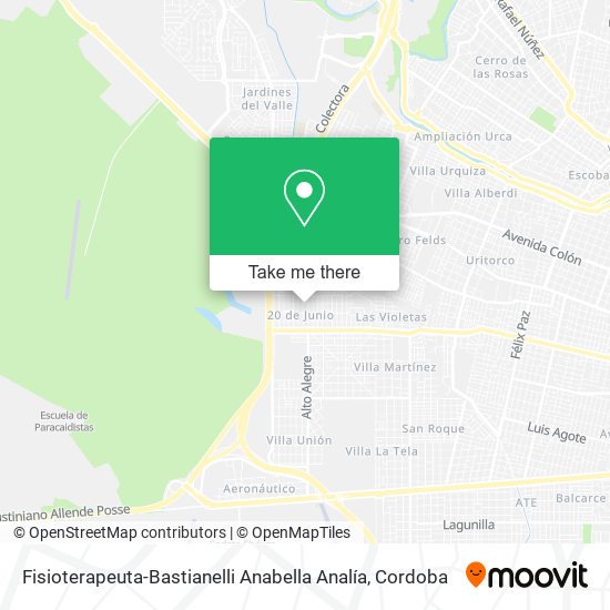 Fisioterapeuta-Bastianelli Anabella Analía map