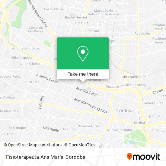 Fisioterapeuta-Ana María map