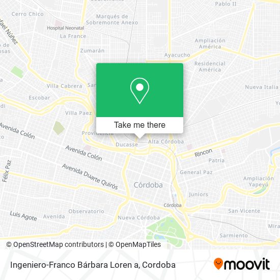 Ingeniero-Franco Bárbara Loren a map