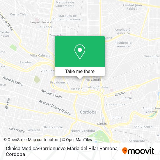 Clínica Medica-Barrionuevo Maria del Pilar Ramona map