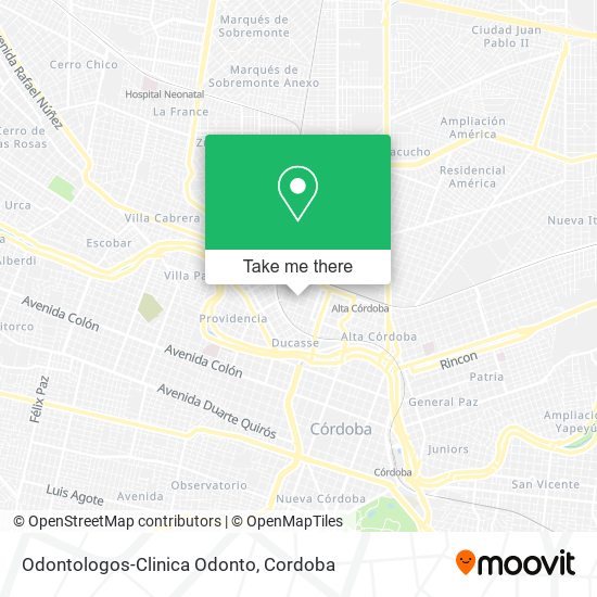 Odontologos-Clinica Odonto map