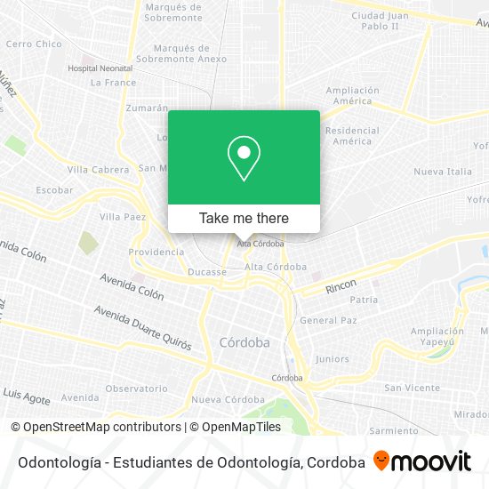 Odontología - Estudiantes de Odontología map