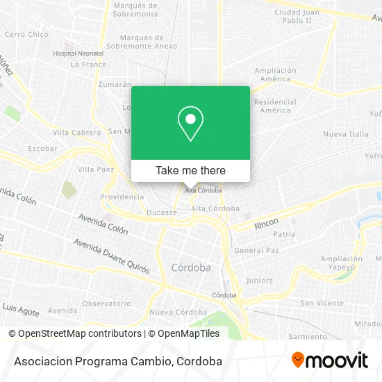 Asociacion Programa Cambio map